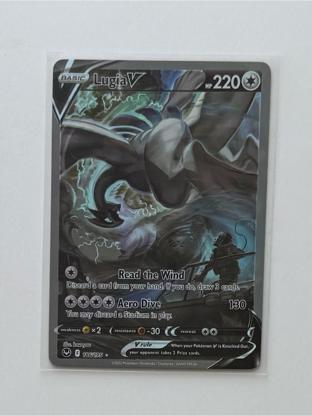 Lugia V (Alt Full Art) 186 Sword & Shield - Silver Tempest Fan Art, Custom Card